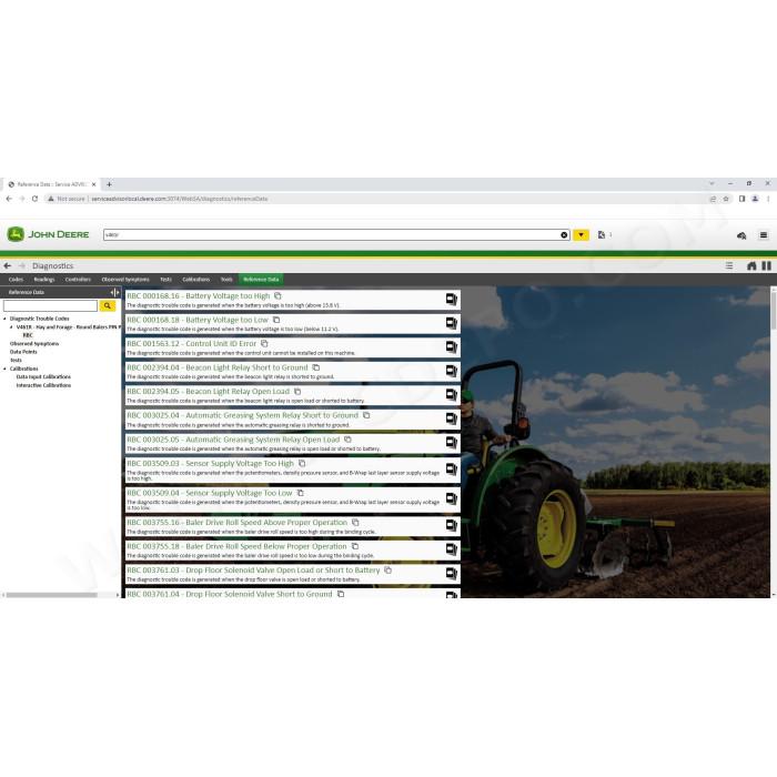 John Deere Electronic Data Link EDL3 diagnostic interface