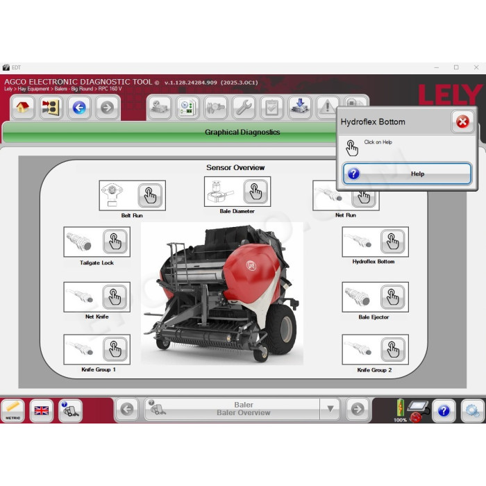 AGCO EDT ELECTRONIC DIAGNOSTIC TOOL 2025