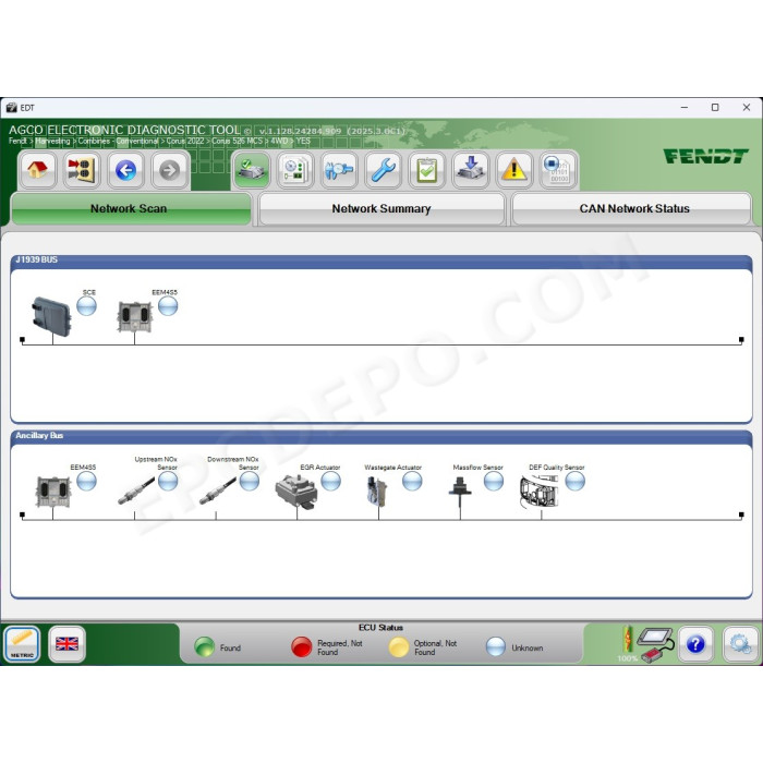 AGCO EDT ELECTRONIC DIAGNOSTIC TOOL 2025