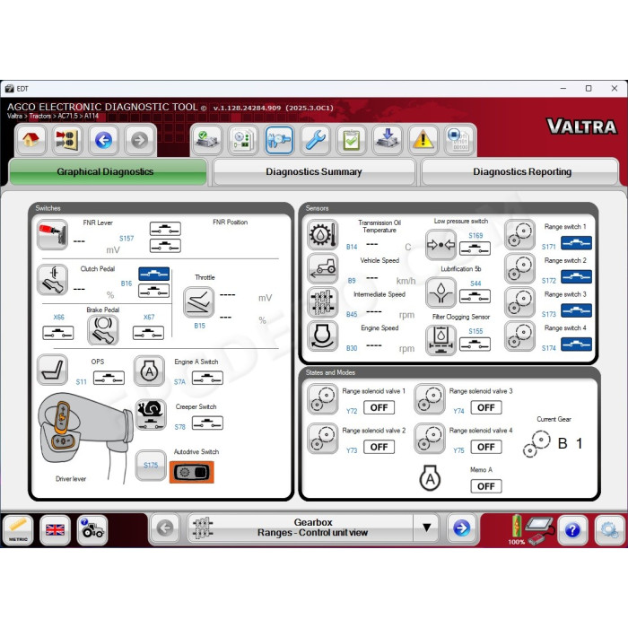 AGCO EDT ELECTRONIC DIAGNOSTIC TOOL 2025