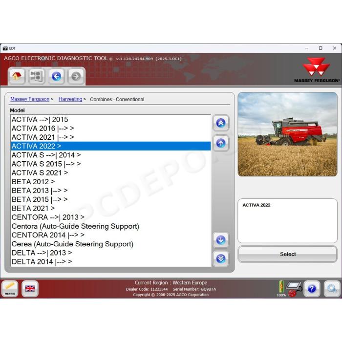 AGCO EDT ELECTRONIC DIAGNOSTIC TOOL 2026