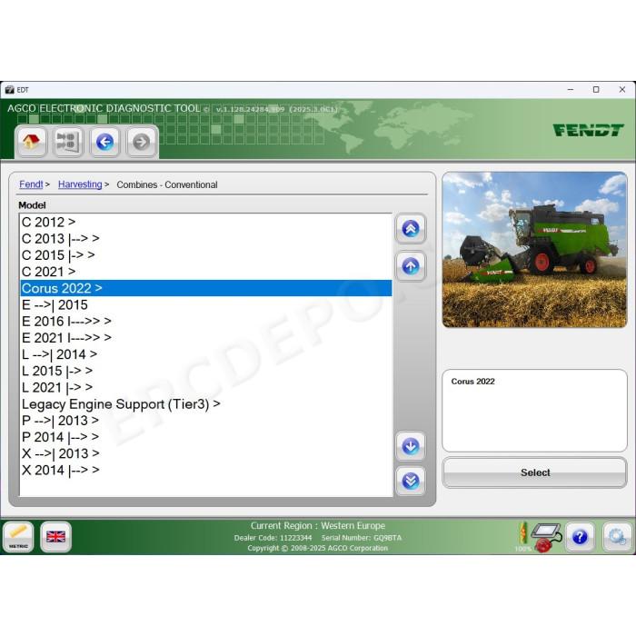 AGCO EDT ELECTRONIC DIAGNOSTIC TOOL 2026