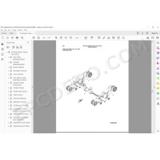 Challenger Track Tractor MT700 MT700B spare parts manual