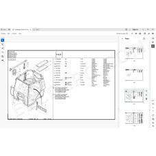 Challenger Tractor MT655B MT665B spare parts manual