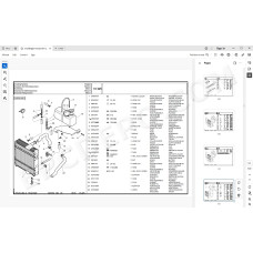 Challenger Tractor MT655B MT665B spare parts manual
