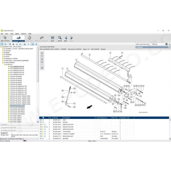 CLAAS PARTS DOC 2.2 EPC PARTS CATALOG 01.2022