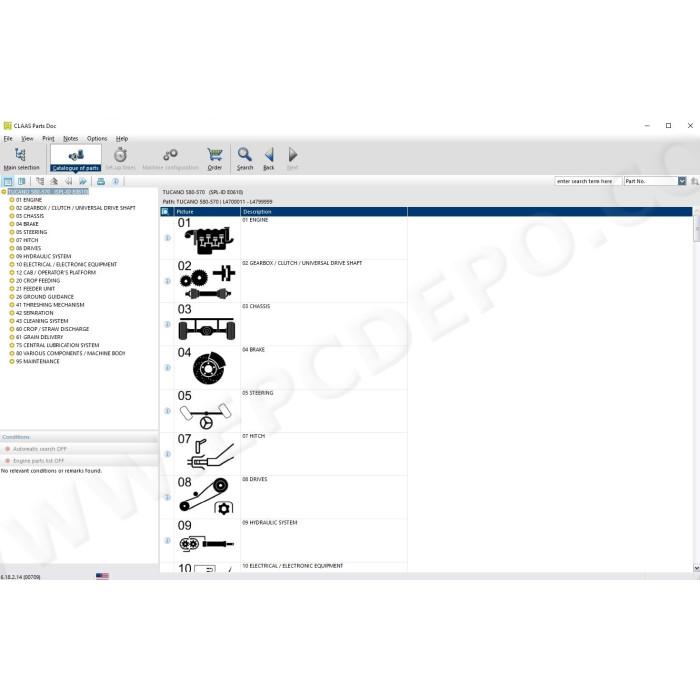 CLAAS PARTS DOC 2.2 EPC PARTS CATALOG 01.2022