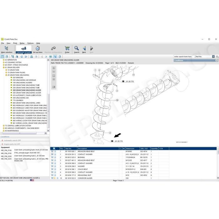 CLAAS PARTS DOC 2.2 EPC PARTS CATALOG 01.2022