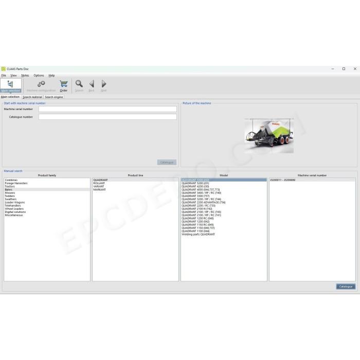 claas partsdoc 2025 agriculture epc electronic spare parts catalog