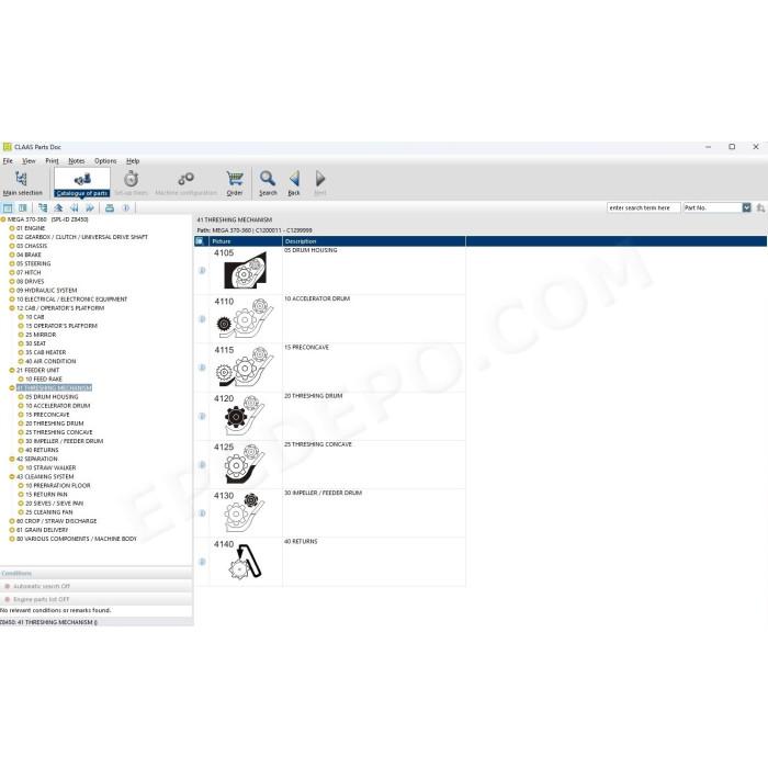 claas partsdoc 2025 agriculture epc electronic spare parts catalog