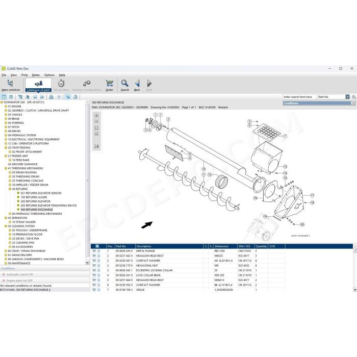 claas partsdoc 2025 agriculture epc electronic spare parts catalog