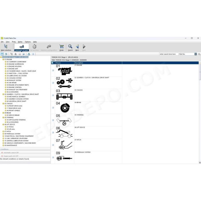 claas partsdoc 2025 agriculture epc electronic spare parts catalog