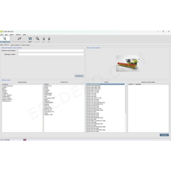 CLAAS PARTS DOC 2.2 EPC PARTS CATALOG 10.2023