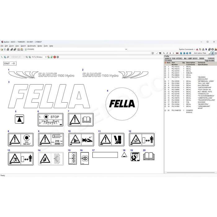 FELLA EPC SPARE PARTS CATALOG 2021