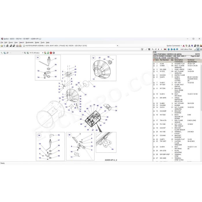 GSI EPC ELECTRONIC SPARE PARTS CATALOG 2021