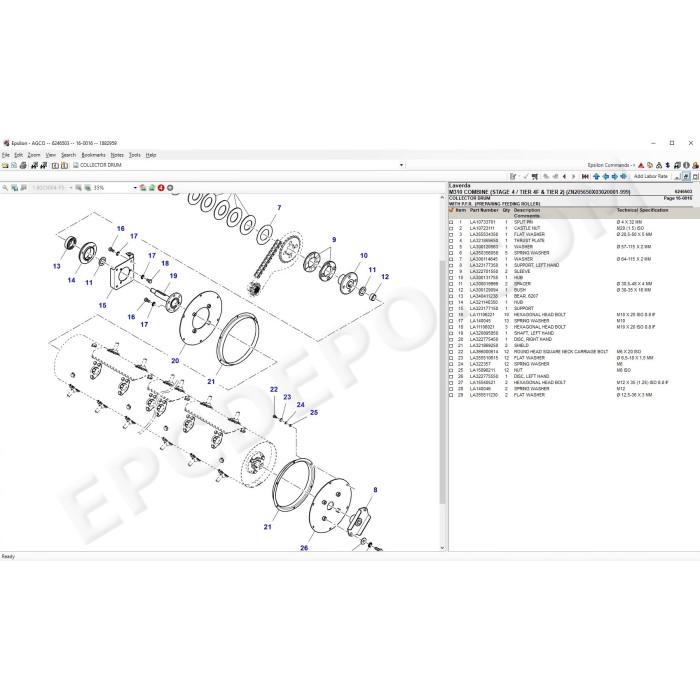 LAVERDA EPC SPARE PARTS CATALOG + SERVICE & REPAIR 2021