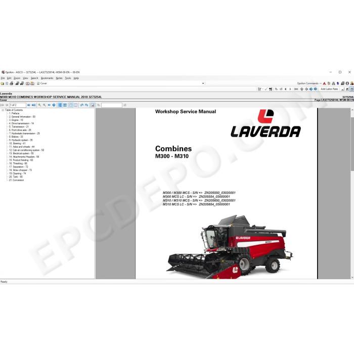 LAVERDA EPC SPARE PARTS CATALOG + SERVICE & REPAIR 2021