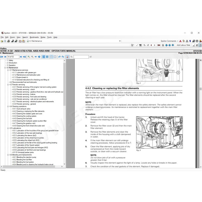 VALTRA EUROPE EPC SPARE PARTS CATALOG + SERVICE 2021