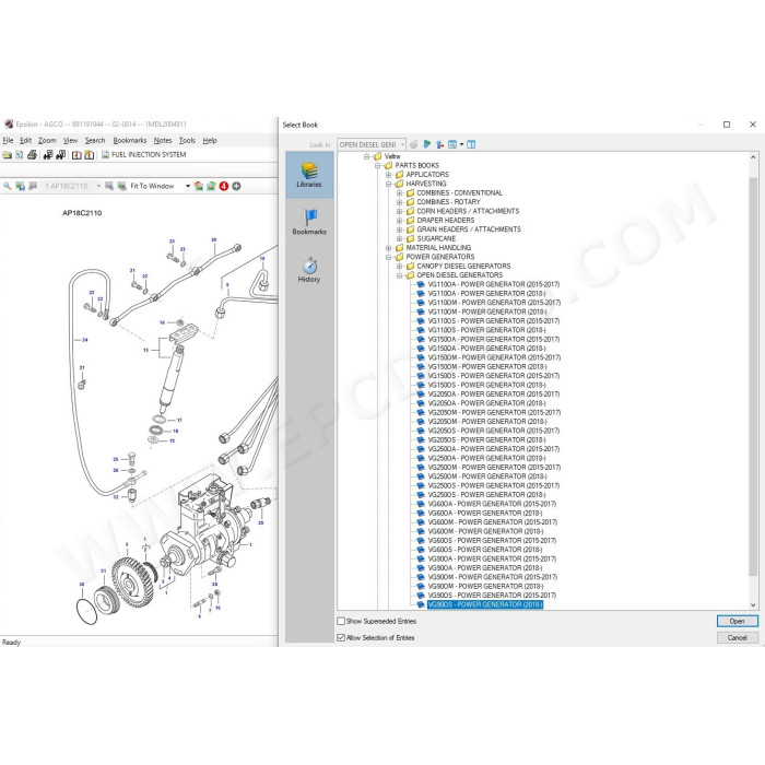VALTRA EUROPE EPC SPARE PARTS CATALOG + SERVICE 2021