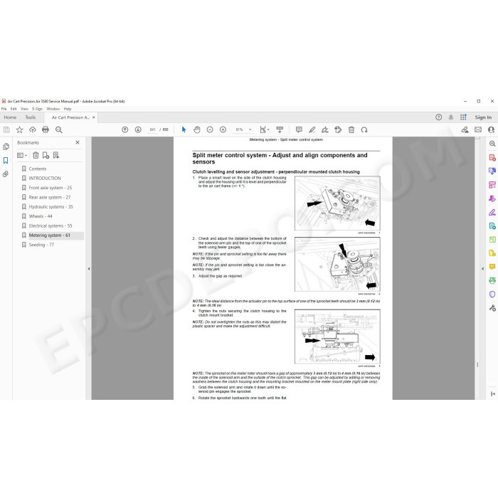 Case Air Cart 3580 service manual