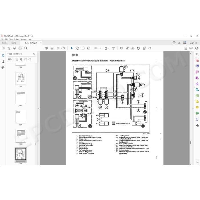 Case Baler 8575 service & repair manual