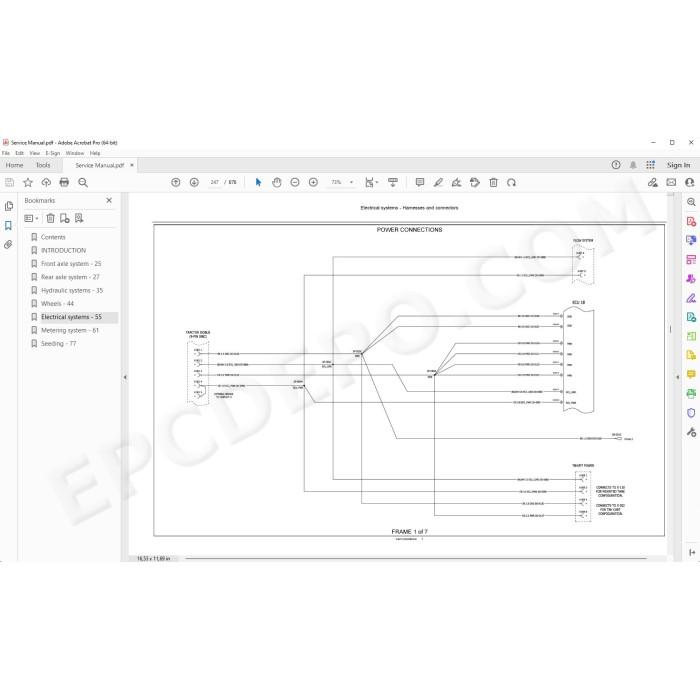 Case Disc Drill 500 500T service manual
