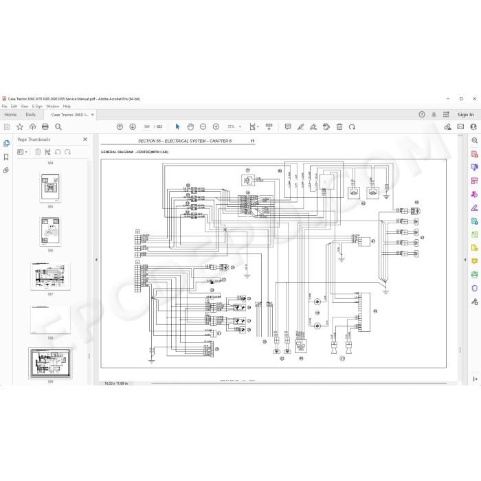 Case Tractor JX60 JX70 JX80 JX90 JX95 service manual