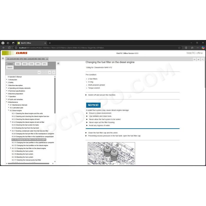 claas webtic 2026 service repair workshop operator manual