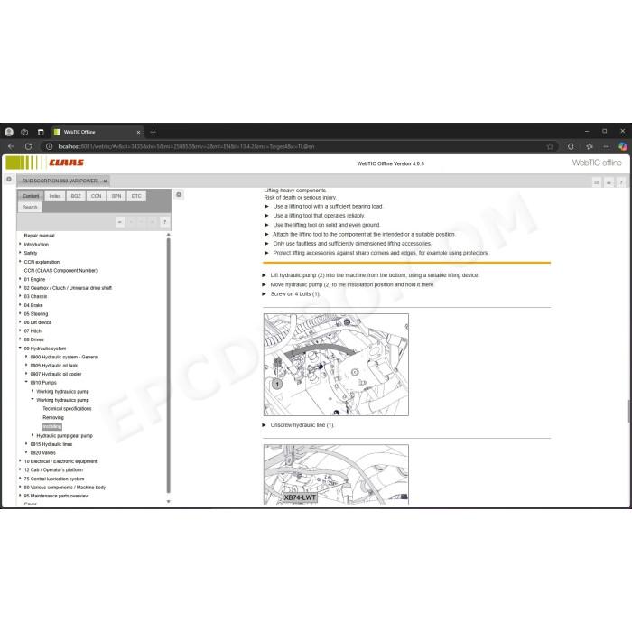 claas webtic 2026 service repair workshop operator manual