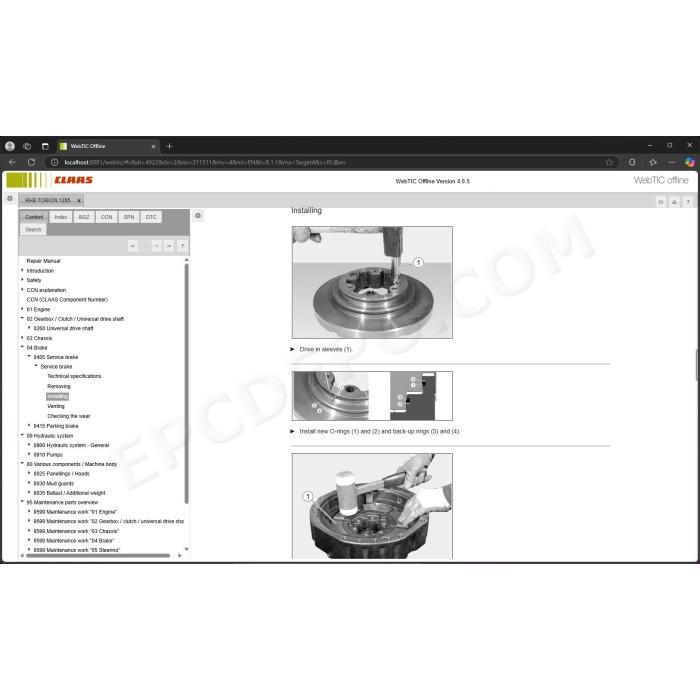 claas webtic 2026 service repair workshop operator manual