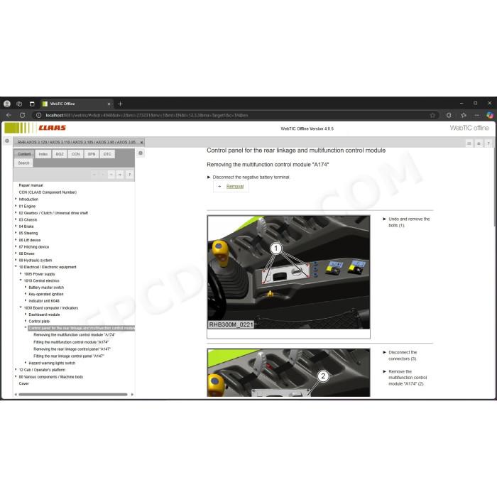 claas webtic 2026 service repair workshop operator manual