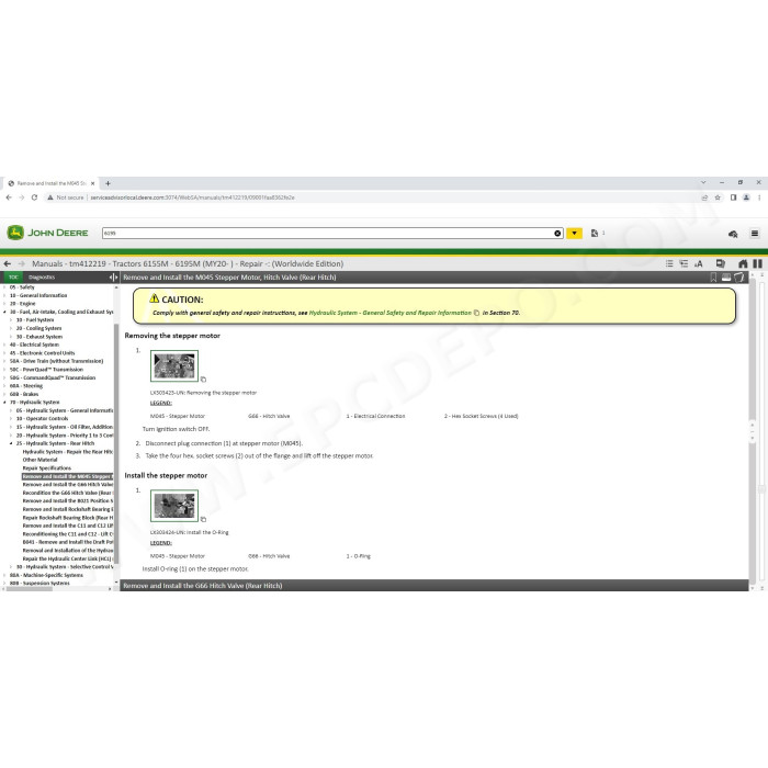 John Deere Service Advisor SA AG Agriculture & Turf 5.3 2025
