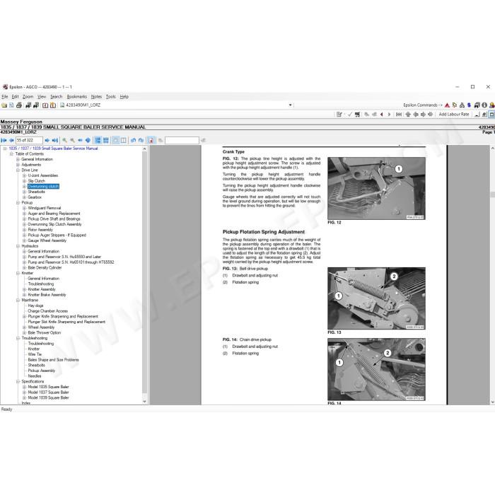 Massey Ferguson Europe service & repair documentation 2021