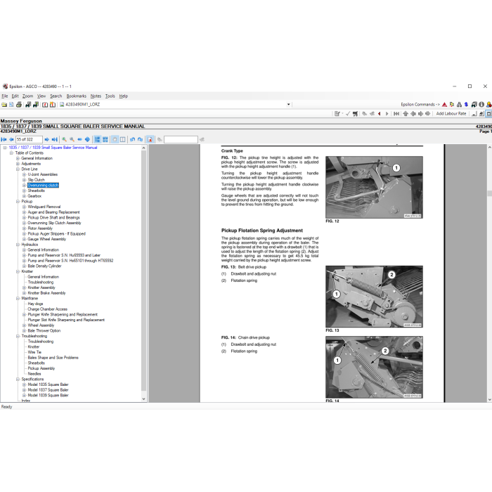 Massey Ferguson Europe service & repair documentation 2021