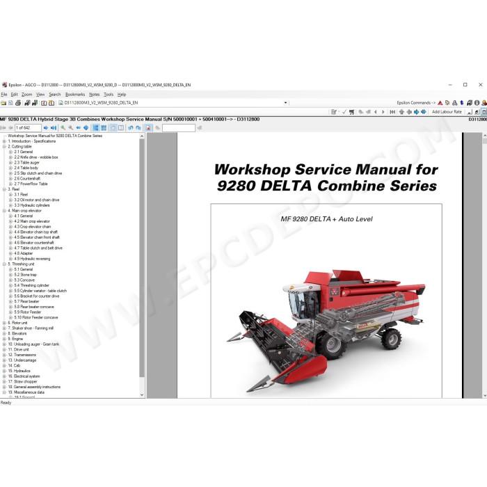 Massey Ferguson Europe service & repair documentation 2021
