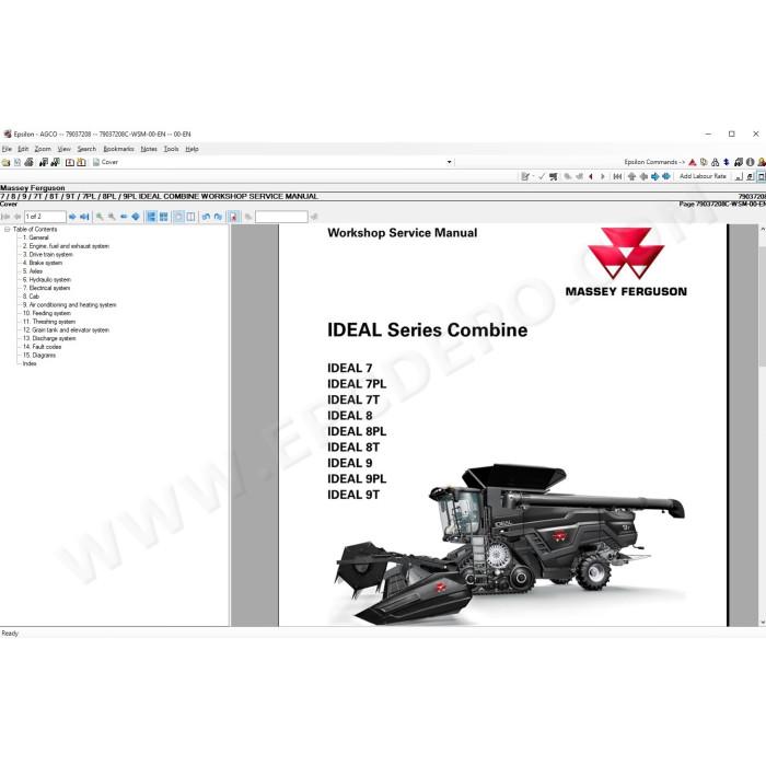 Massey Ferguson Europe service & repair documentation 2021