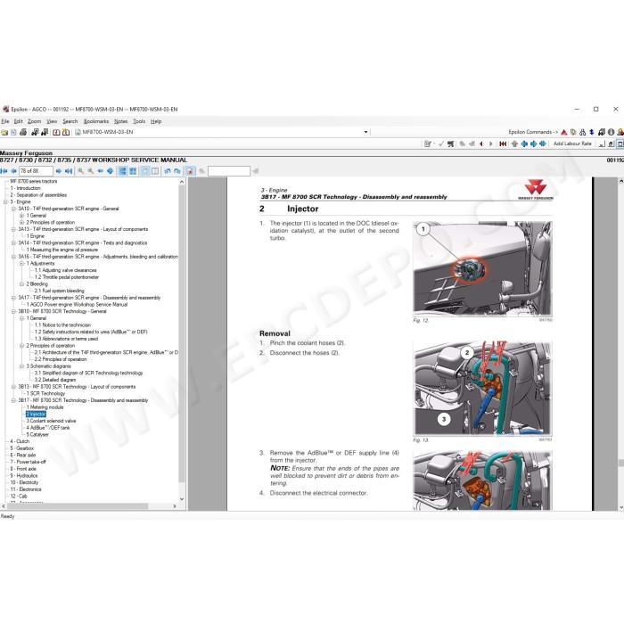 Massey Ferguson Europe service & repair documentation 2021