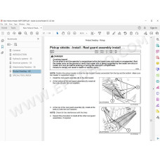 New Holland Header 300FP 380FP service manual