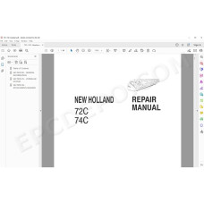 New Holland Header 72C 74C service manual