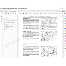 New Holland Disc Auger Header 750HD 770HD service manual