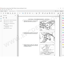 New Holland Disc Auger Header 750HD 770HD service manual