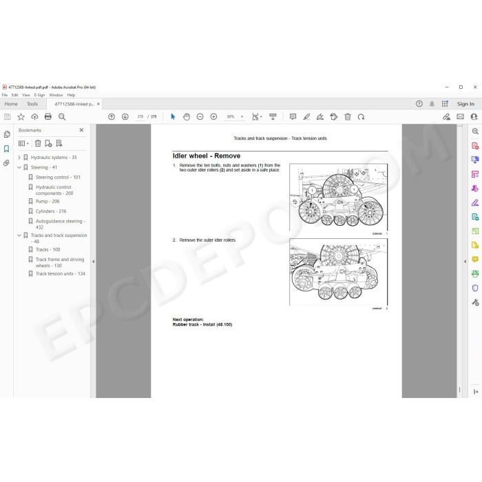 New Holland Combine CR6090 CR7090 CR8080 CR8090 CR9090 Tier 4A service manual