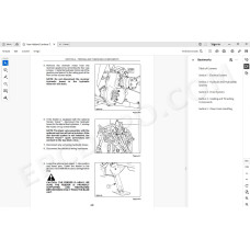New Holland Combine TR89 TR99 service manual
