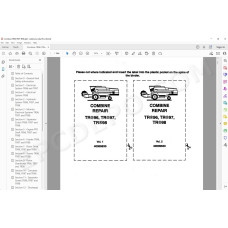 New Holland Combine TR96 TR97 TR98 service manual