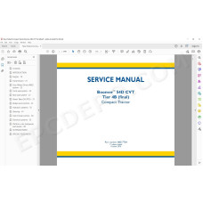 New Holland Tractor Boomer 54D CVT Tier 4B service manual