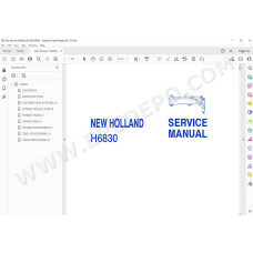 New Holland Disc Mower H6830 service manual
