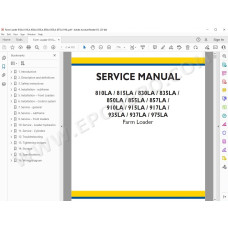 New Holland Farm Loader 810LA 815LA 830LA 835LA 850LA 855LA service manual