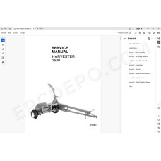 New Holland Forage Harvester 1600 service manual