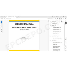 New Holland Forage Harvester FR450 FR500 FR600 FR700 FR850 service manual