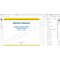 New Holland Forage Harvester FR9040 FR9050 FR9060 FR9080 FR9090 service manual